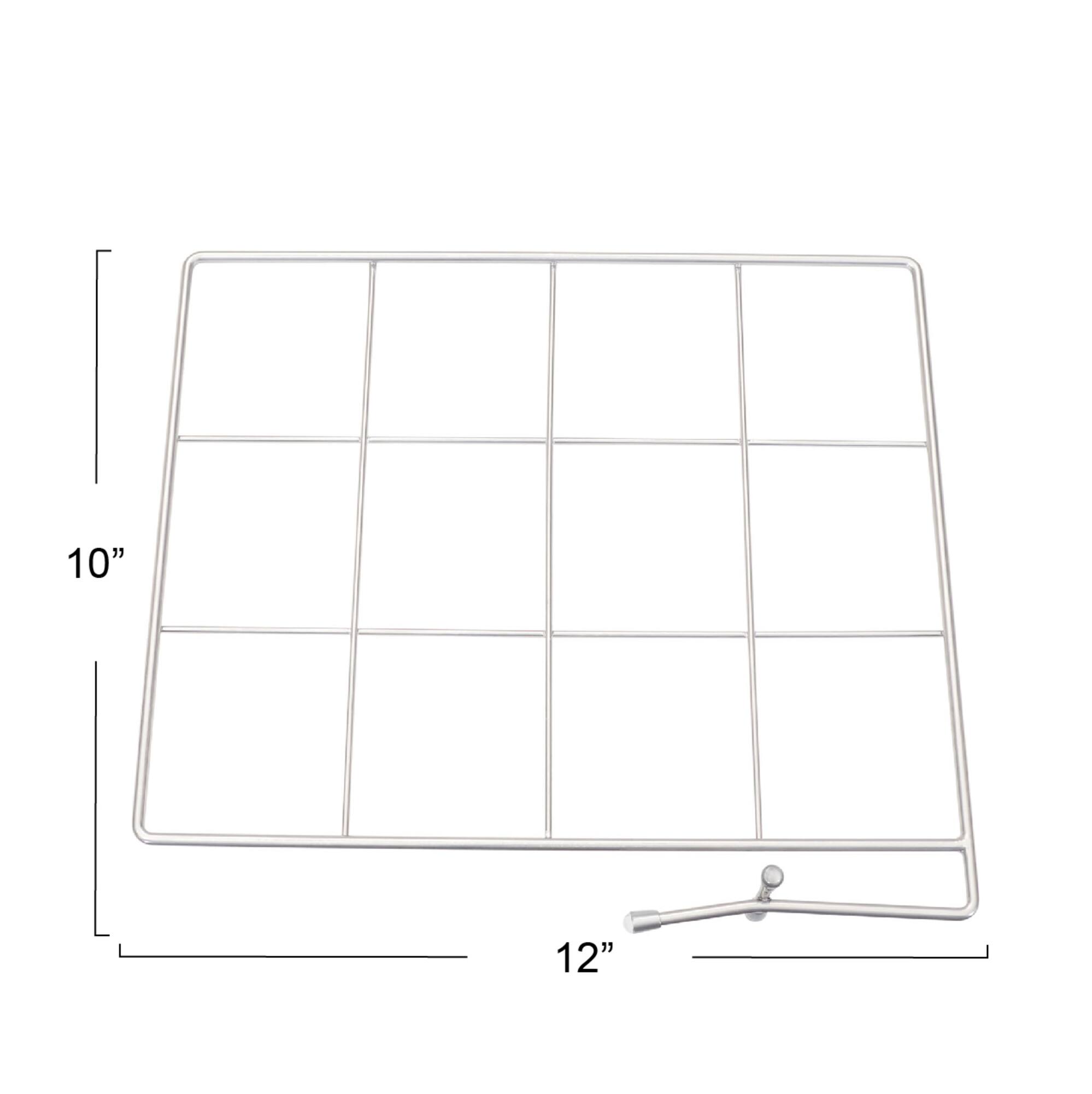 Household Essentials Metal Shelf Organizer for Closet Organization